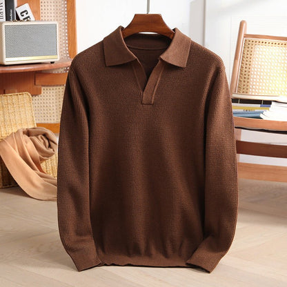 Victor Lévêque Knit Polo Sweater - Intofa
