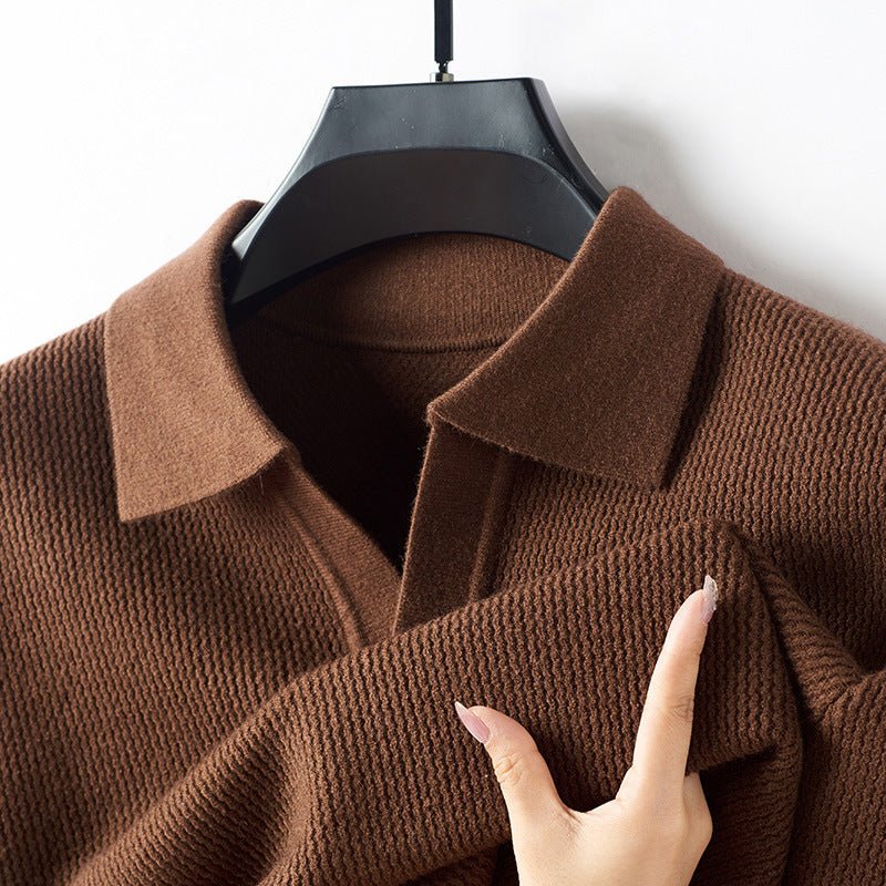 Victor Lévêque Knit Polo Sweater - Intofa