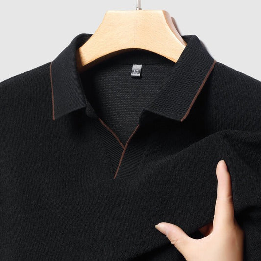 Victor Lévêque Luxe Polo Sweater - Intofa