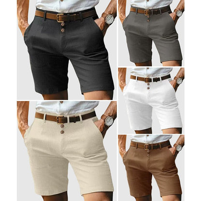 Victor Lévêque Riviera Linen Shorts - Intofa