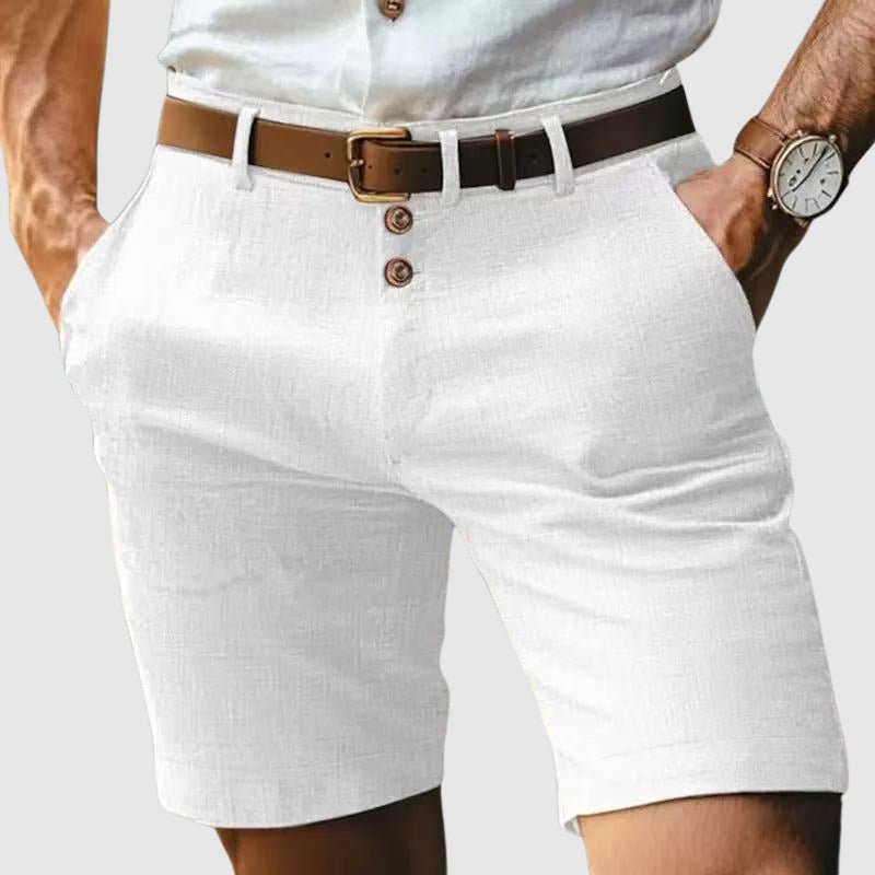Victor Lévêque Riviera Linen Shorts - Intofa