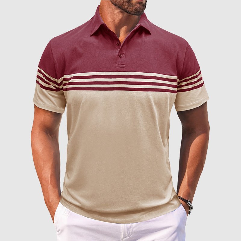 Victor Lévêque Striped Polo Shirt - Intofa