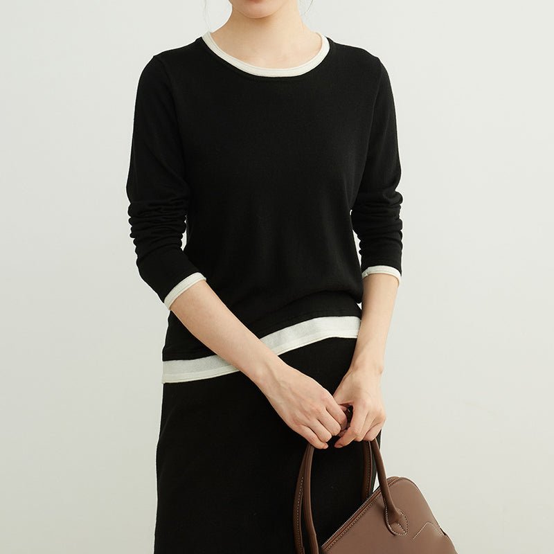Vivian Prescott Classic Elegance Sweater - Intofa