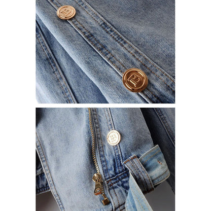 Vivian Prescott Cropped Denim Jacket - Intofa