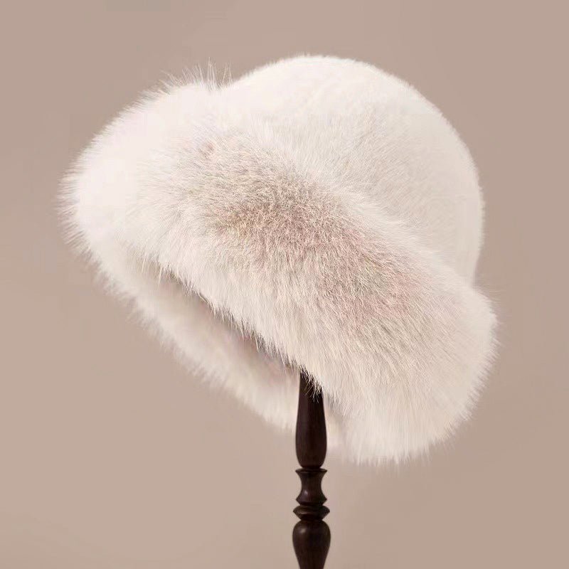 Vivian Prescott Fluffy Elegant Fur Hat - Intofa