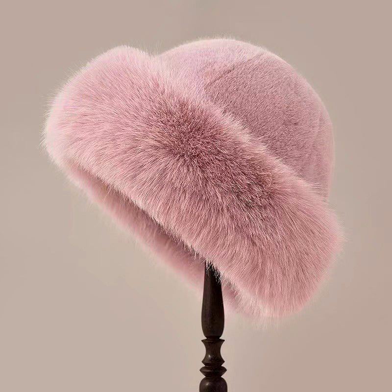 Vivian Prescott Fluffy Elegant Fur Hat - Intofa