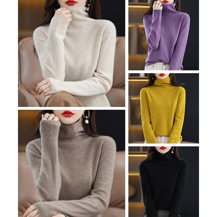 Vivian Prescott Glamour Wool Sweater - INTOFA