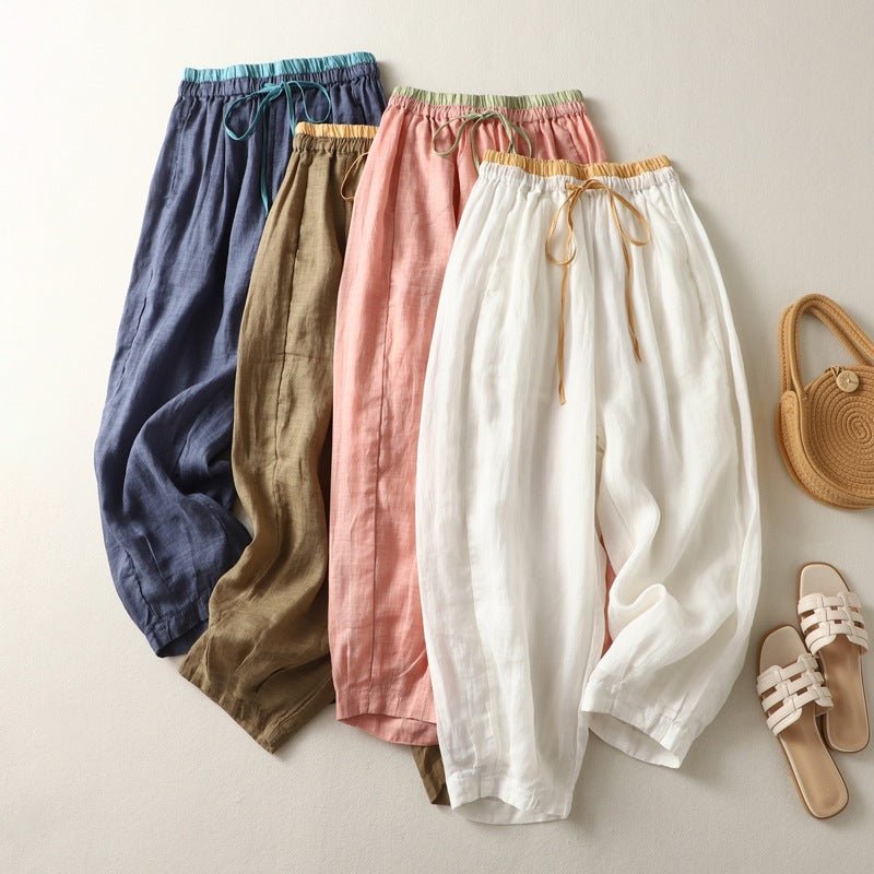 Vivian Prescott Relaxed Drawstring Pants - Intofa