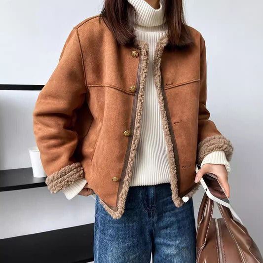 Vivian Prescott Sherpa Chic Coat - INTOFA
