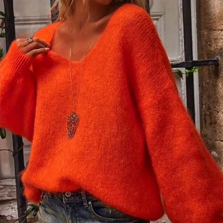 Vivian Prescott Soft Fluffy Sweater - Intofa