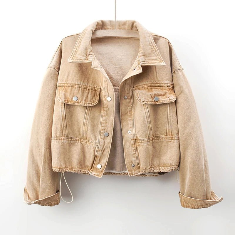 Vivian Prescott Washed Denim Jacket - Intofa