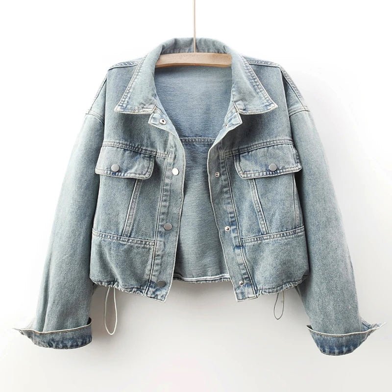 Vivian Prescott Washed Denim Jacket - Intofa