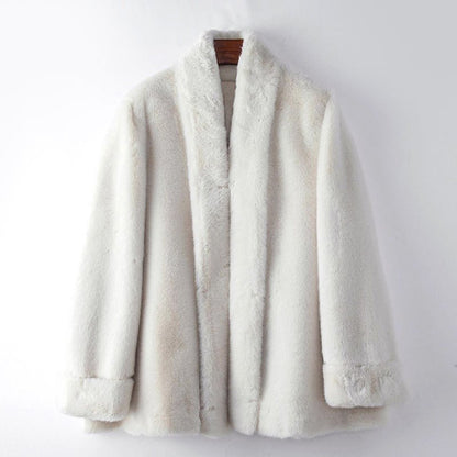 Vivian Prescott Winter Fluffy Faux Fur Coat - Intofa