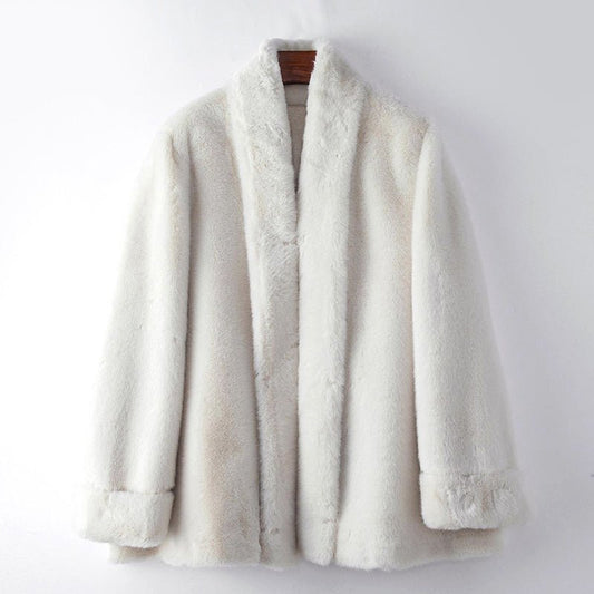 Vivian Prescott Winter Fluffy Faux Fur Coat - Intofa