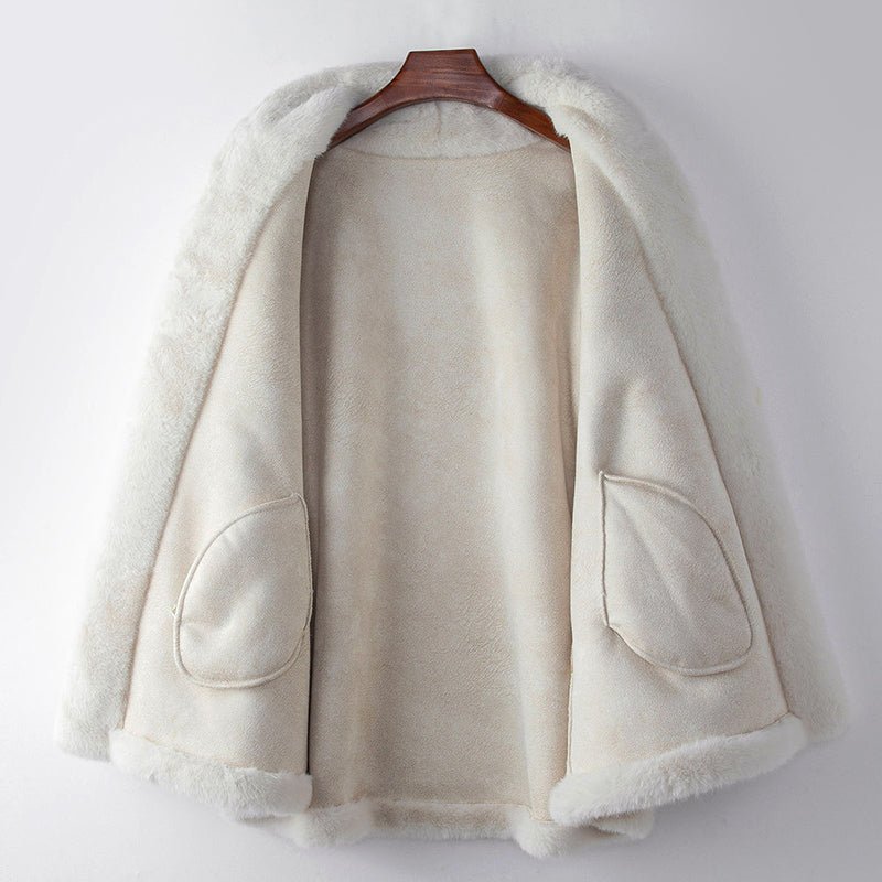 Vivian Prescott Winter Fluffy Faux Fur Coat - Intofa