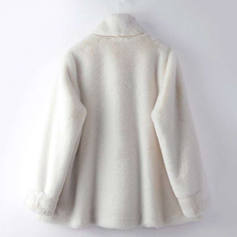 Vivian Prescott Winter Fluffy Faux Fur Coat - Intofa