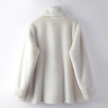Vivian Prescott Winter Fluffy Faux Fur Coat - Intofa
